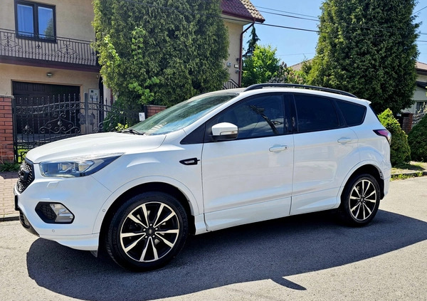 Ford Kuga cena 69900 przebieg: 186000, rok produkcji 2018 z Wleń małe 254